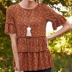 BNWOT Matilda Jane - Give Thanks Tiered Tunic -